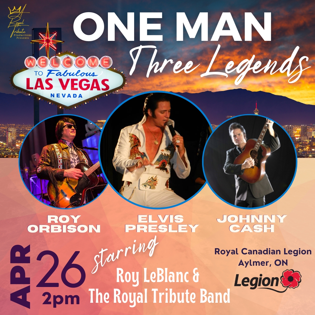 One Man, Three Legends ~ Aylmer SOLD OUT!