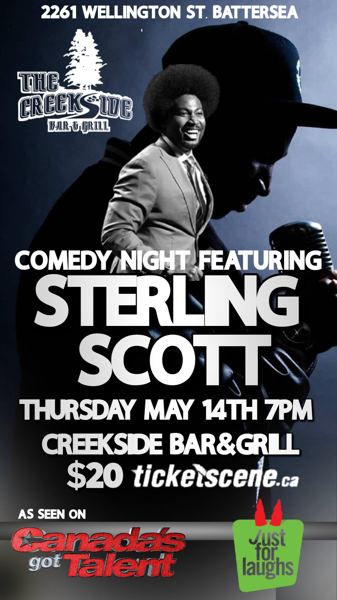 Comedy at Creekside Featuring Sterling Scott