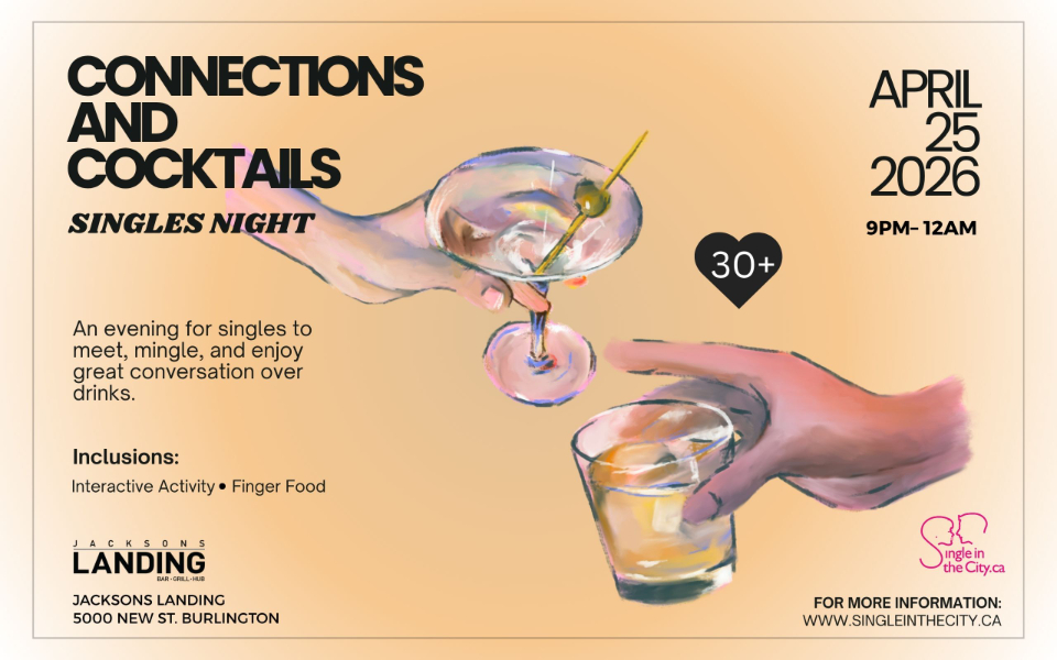 Connection & Cocktails Singles Night | Burlington