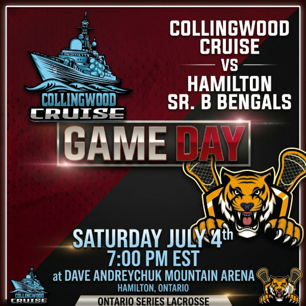 Hamilton Bengals vs. Collingwood Cruise - Senior B